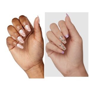 Two (2) KISS Salon Design Press On Nail Sets